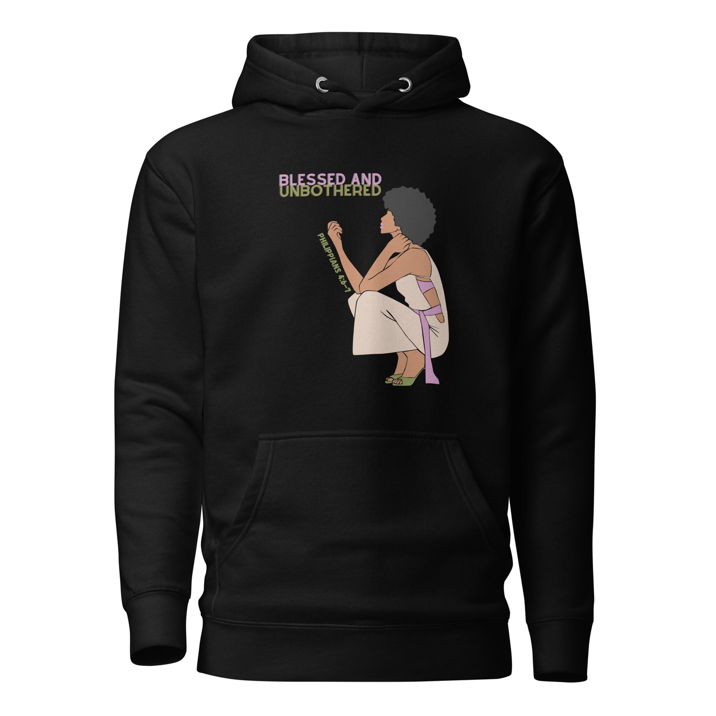 Blessed & Unbothered Adult Hoodie