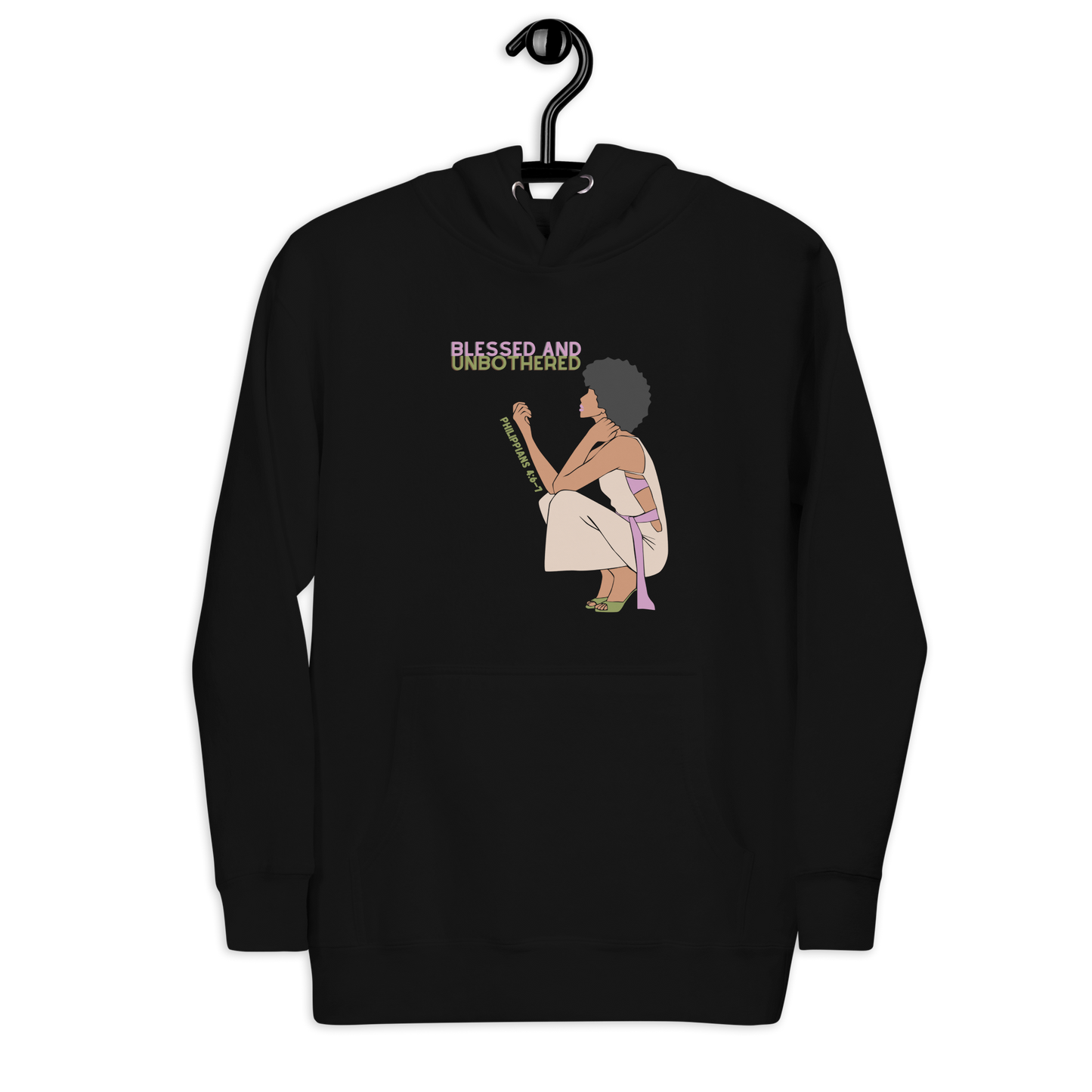 Blessed & Unbothered Adult Hoodie