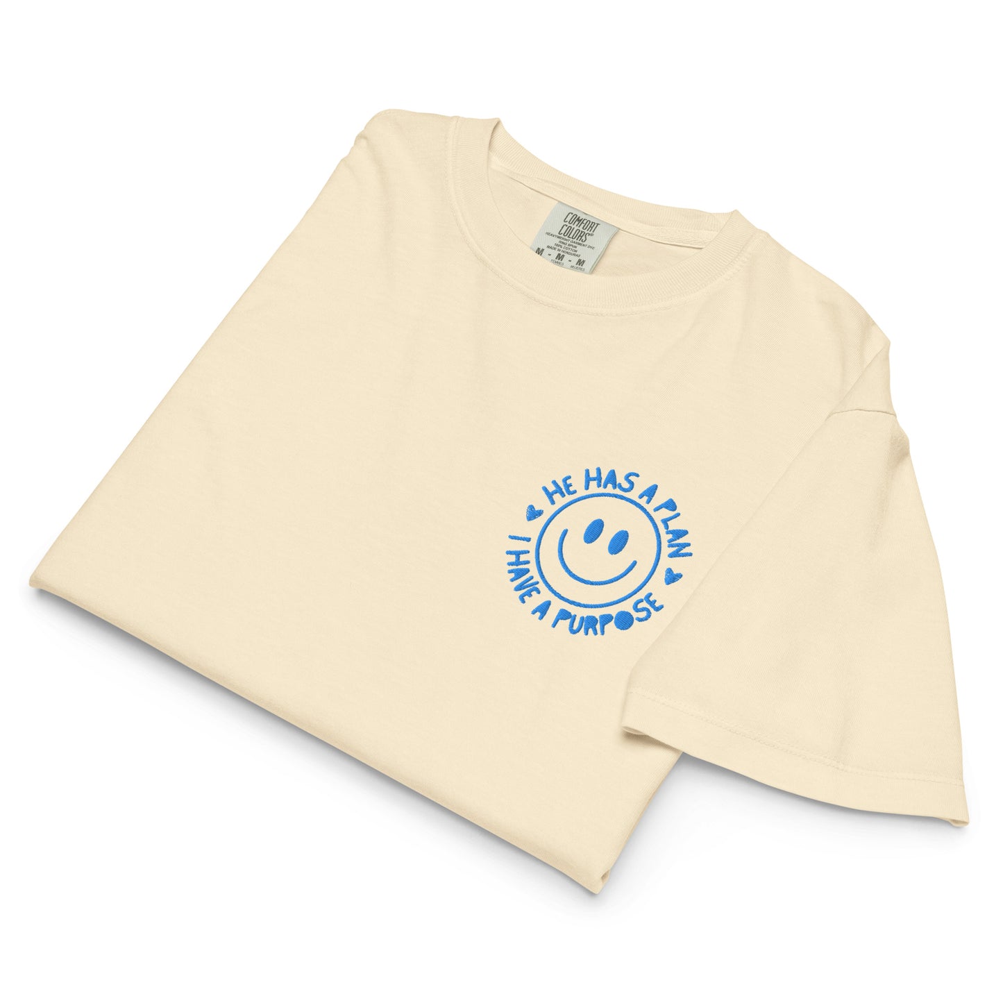 His Plan. My Purpose Embroidered Women’s boxy tee