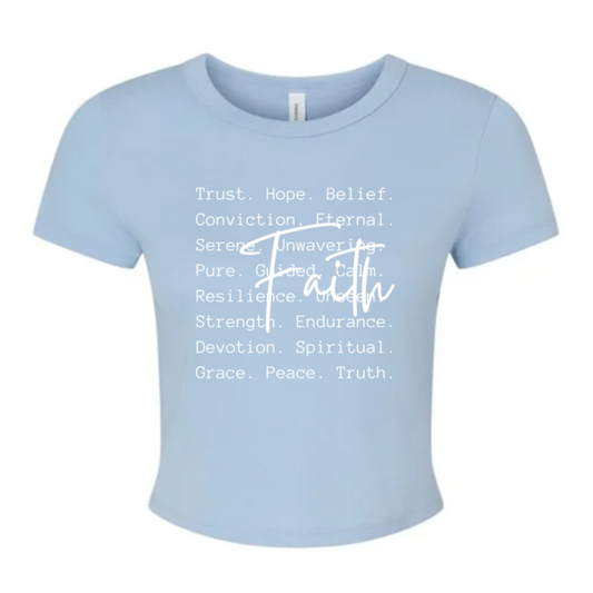 Faith, Period Micro Ripped Adult Tee