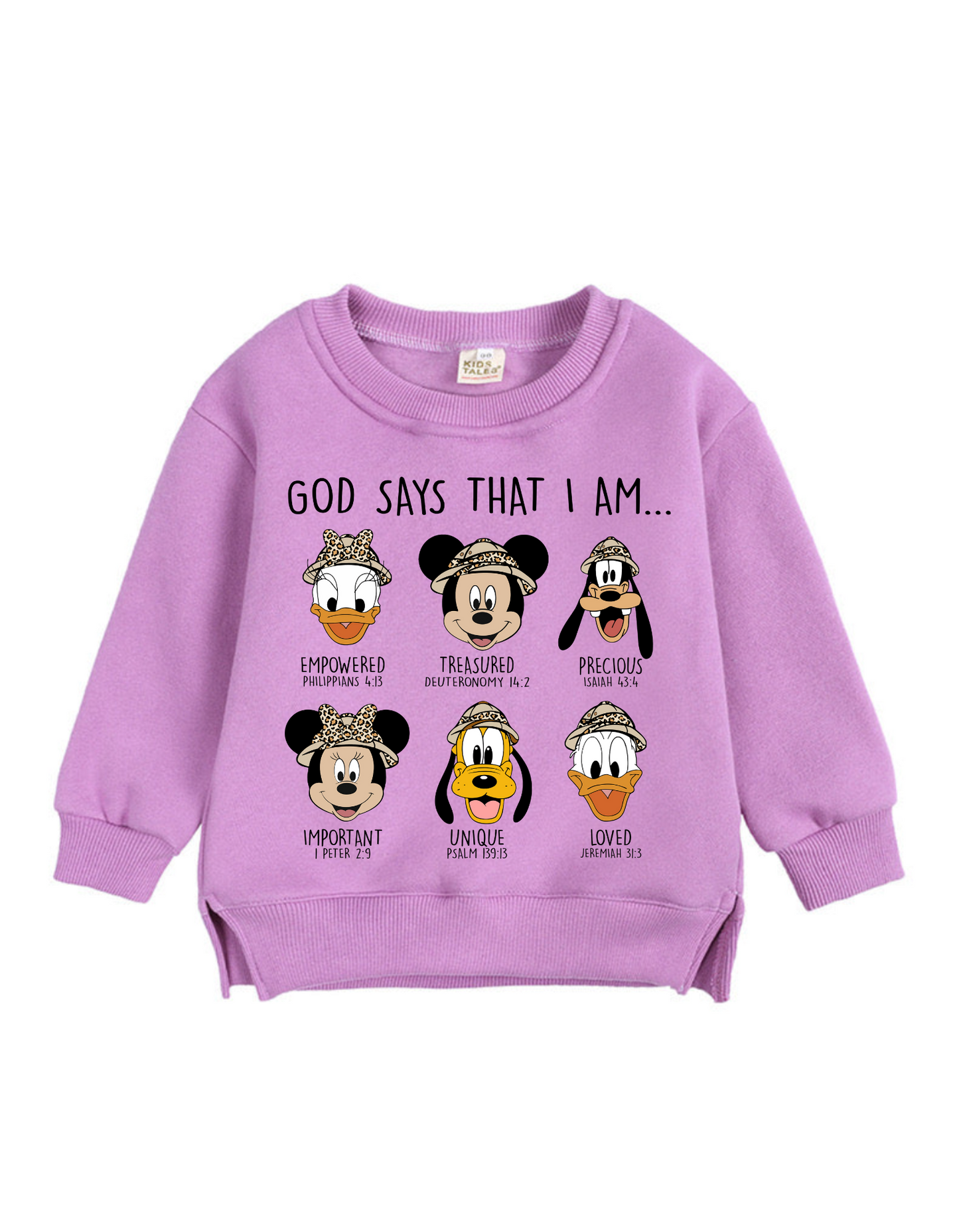 Magical Pals: God Says I Am  Toddler sweatshirt