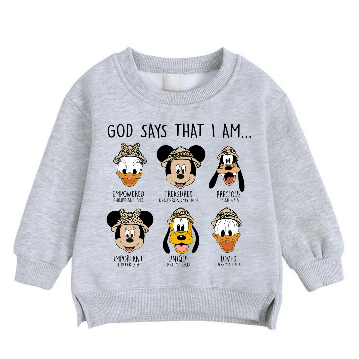 Magical Pals: God Says I Am  Toddler sweatshirt