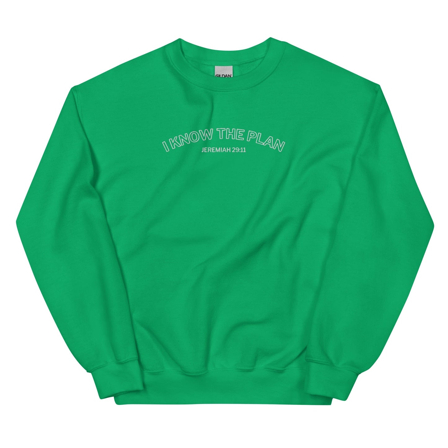 I know The Plan Embroider Sweatshirt - Holiday Edition