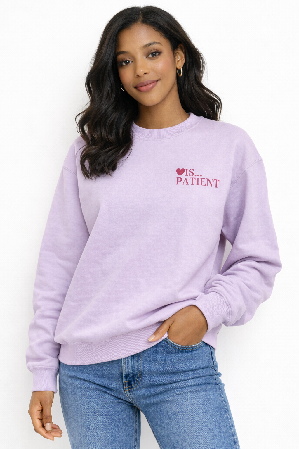 Love Is Patient Crewneck