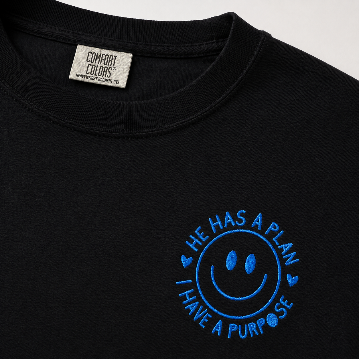His Plan. My Purpose Embroidered Women’s boxy tee