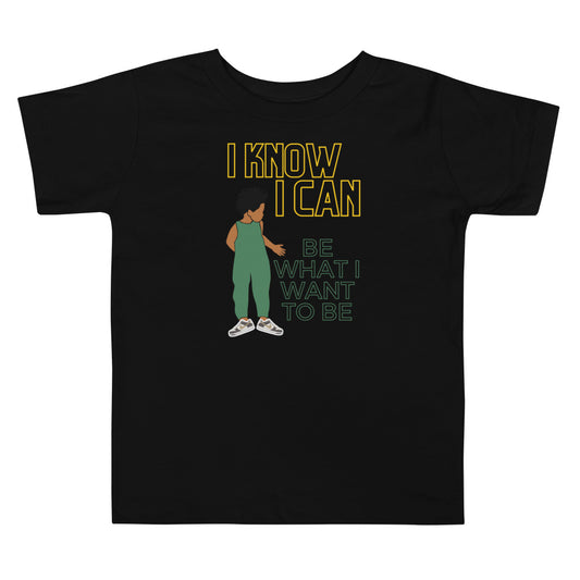 I Know I Can Toddler Short Sleeve Tee