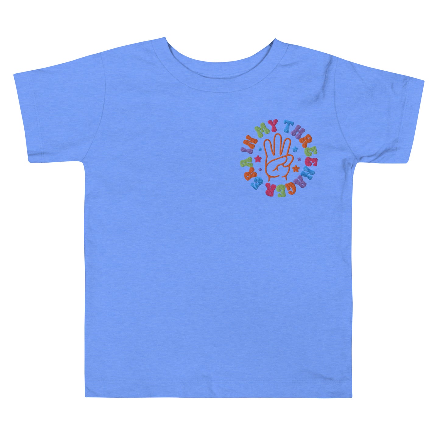 Threenager Embroider Toddler Tee