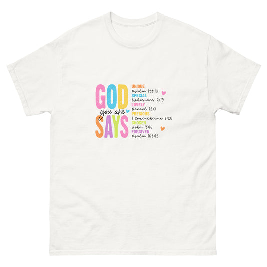 God Says Adult Tee