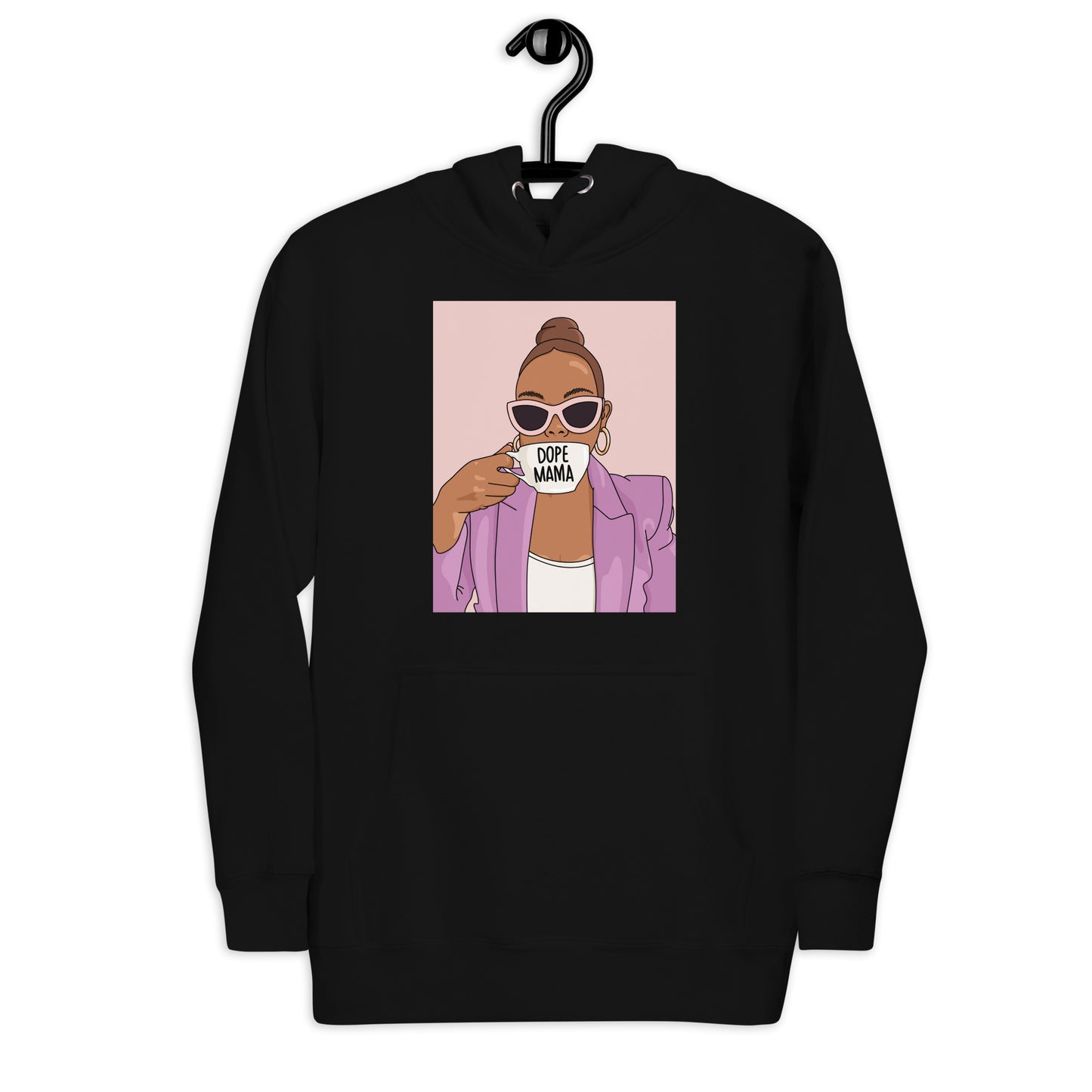 Dope Mom Hoodie- Pink