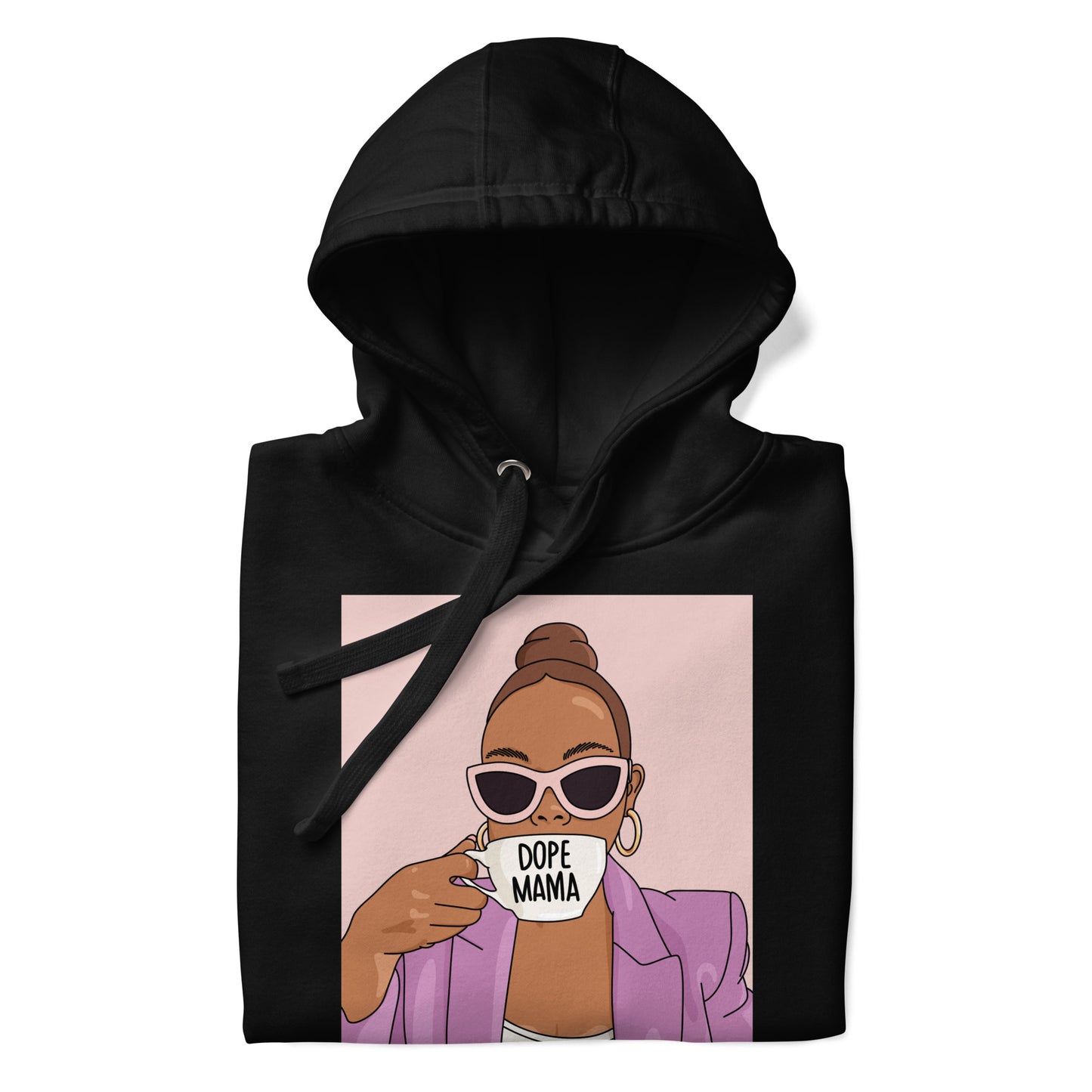 Dope Mom Hoodie- Pink