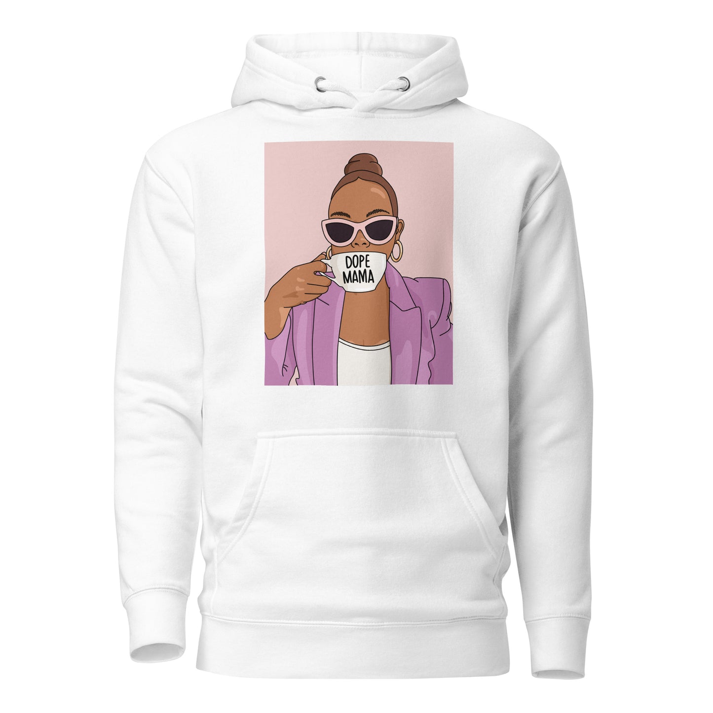 Dope Mom Hoodie- Pink