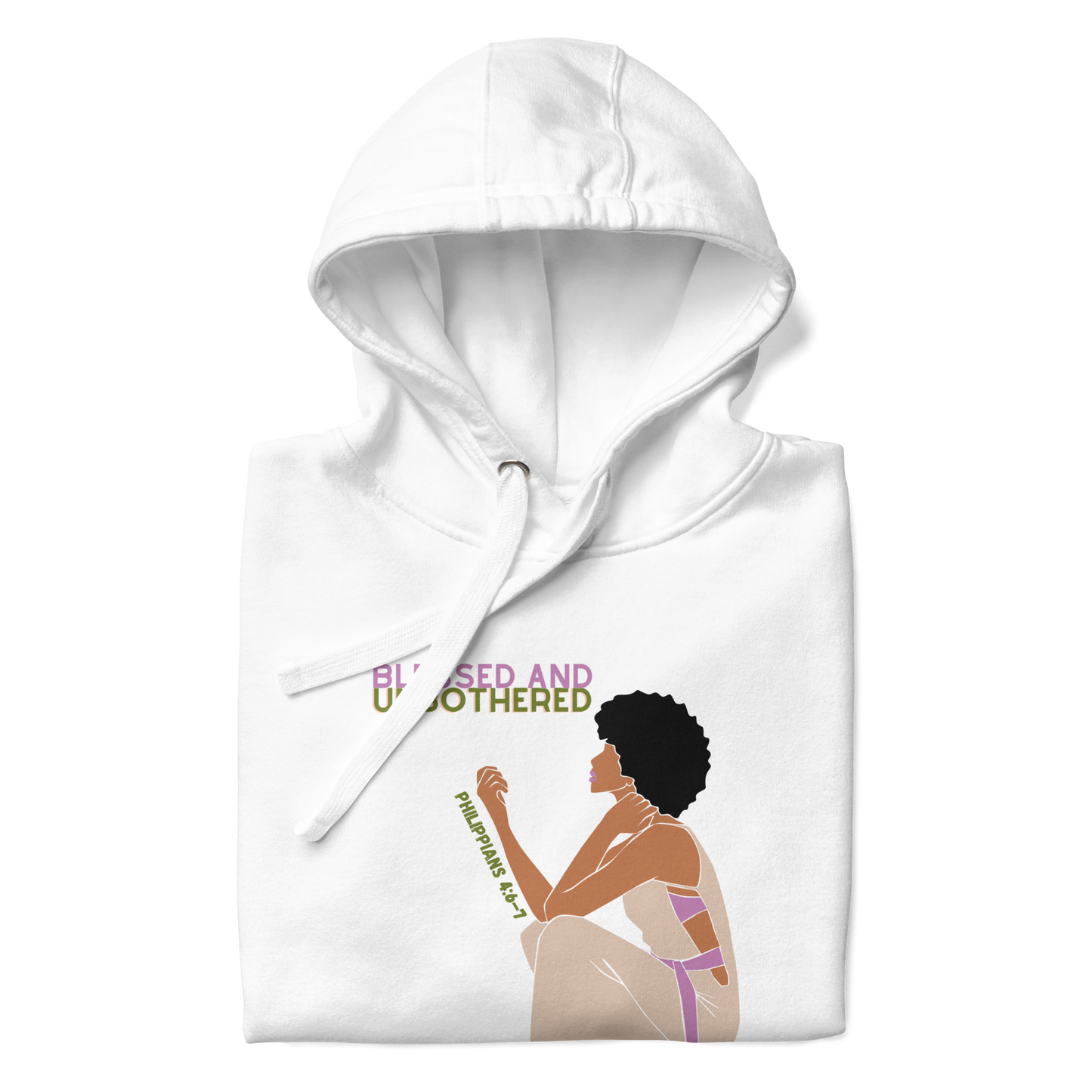 Blessed & Unbothered Adult Hoodie