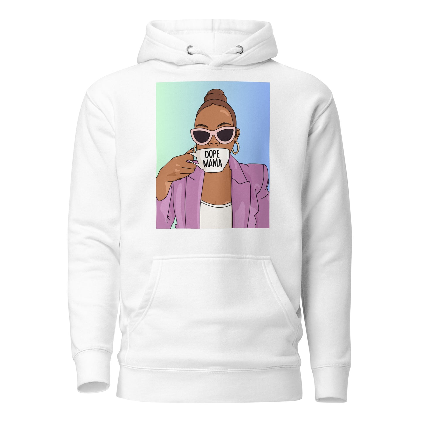 Dope Mom Hoodie-  Ombre