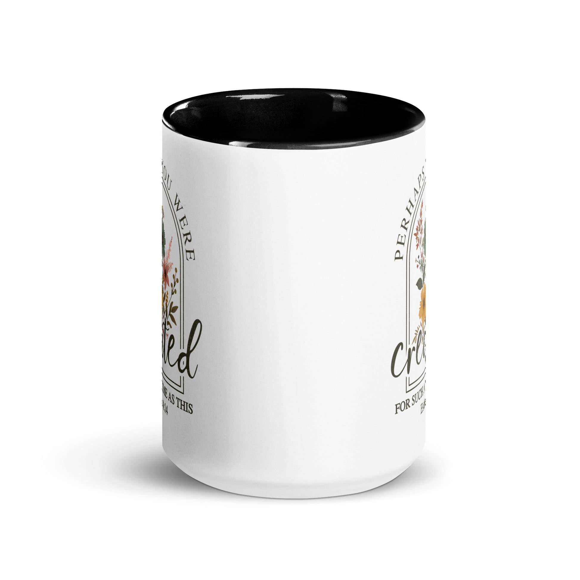 Christian faith coffee cup 15 ounce white ceramic