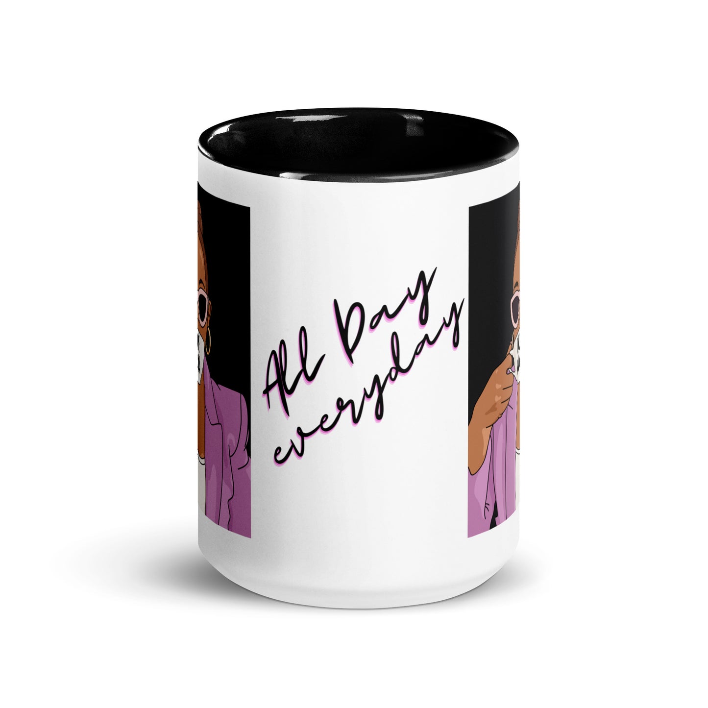 dope momma mug white with black interior 15 ounce