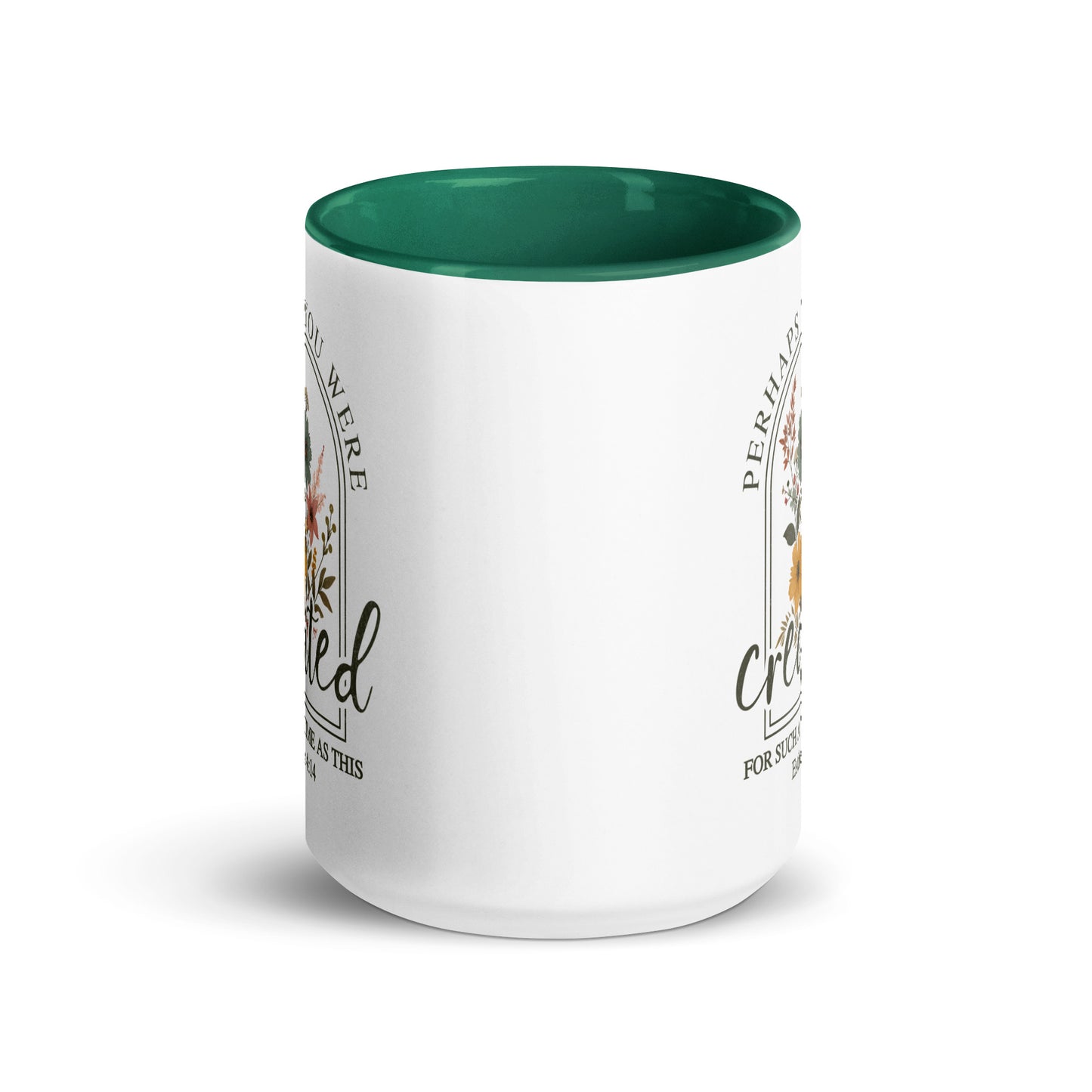  Perhaps you were created for such a time as this Bible verse 15 oz mug