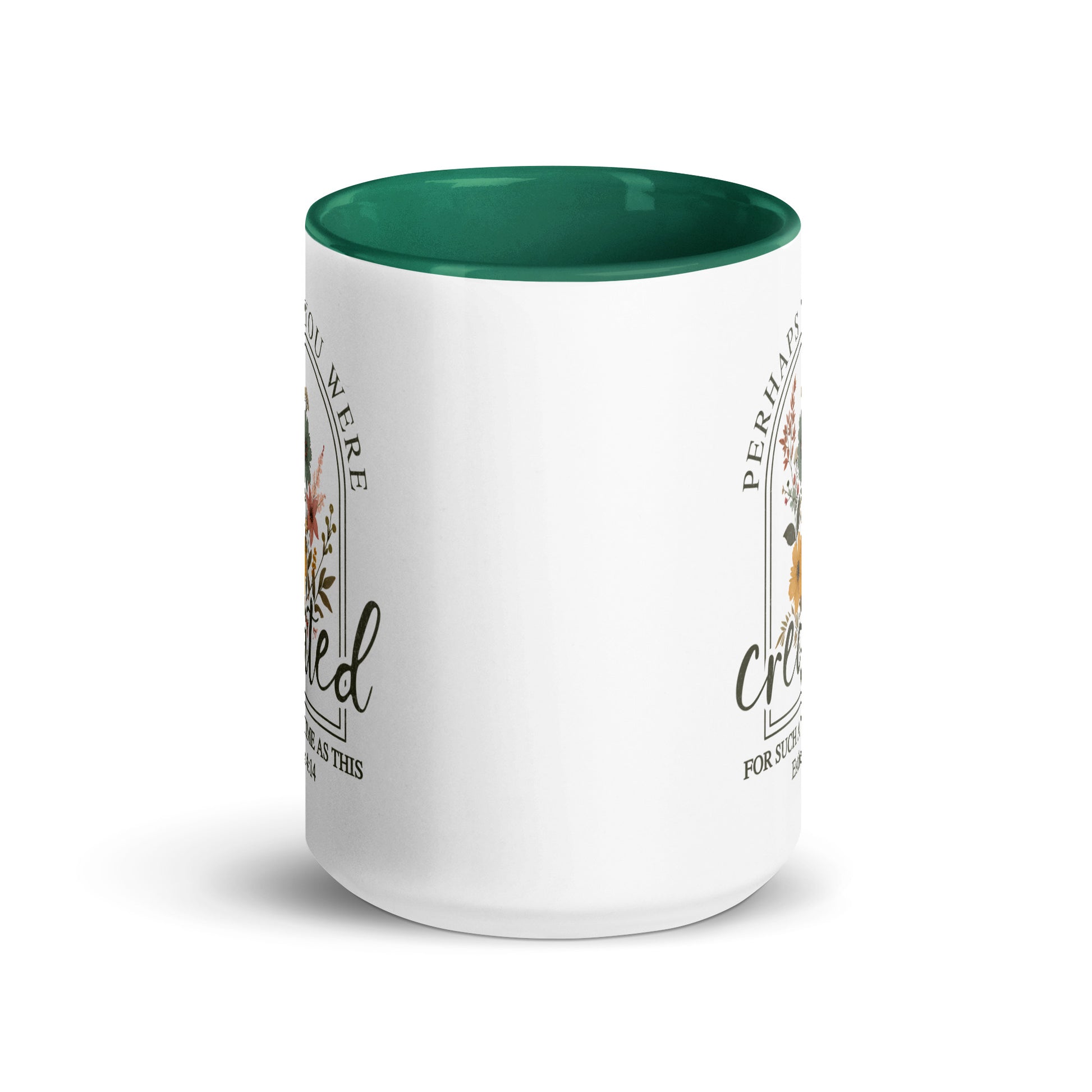  Perhaps you were created for such a time as this Bible verse 15 oz mug