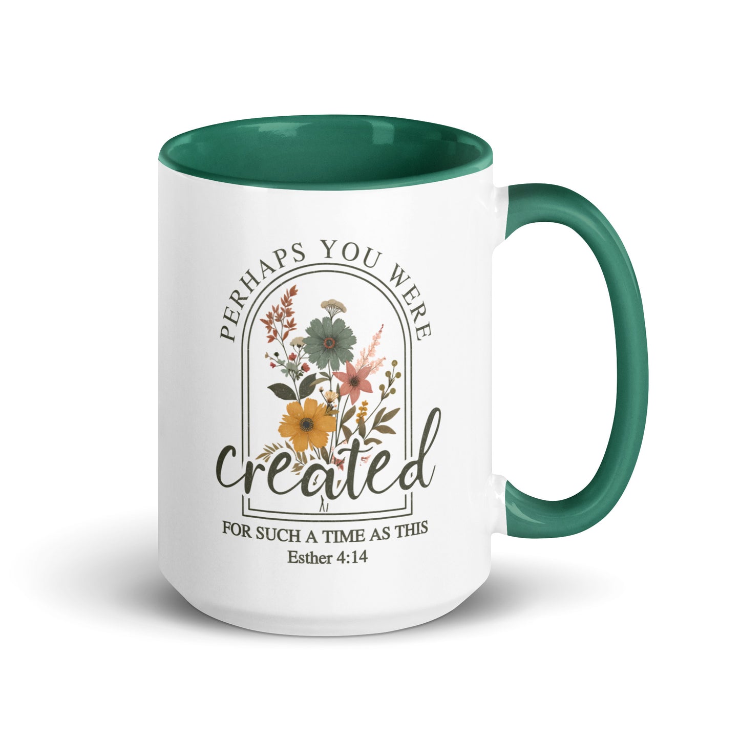  Perhaps you were created for such a time as this Bible verse mug