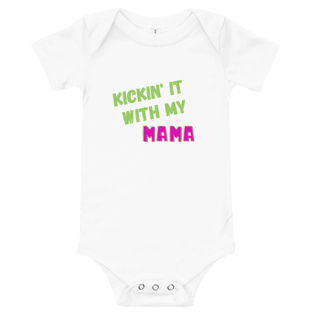 Kickin-It-with-Mama-baby-short-sleeve-baby-onesie-white