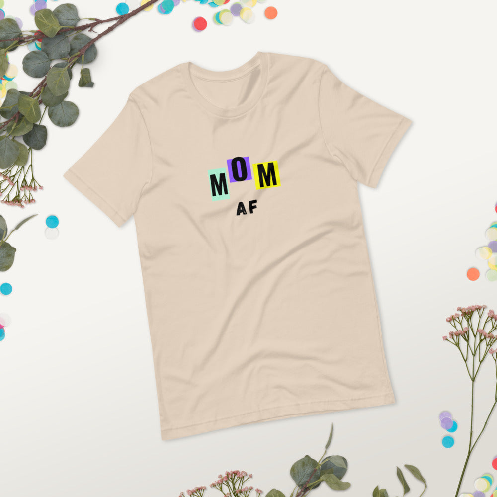Mom-AF-unisex-staple-t-shirt-soft-cream
