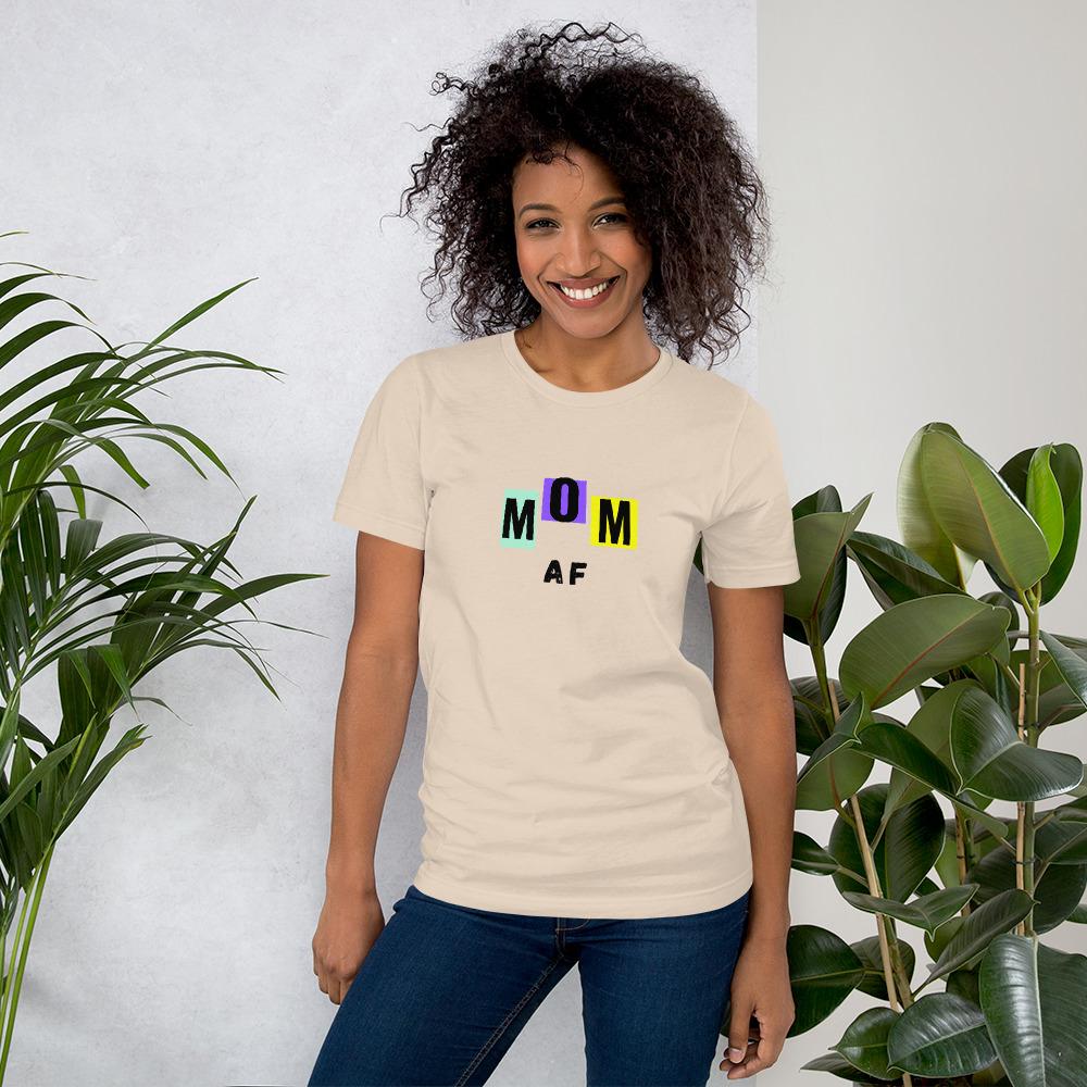 Mom-AF-unisex-staple-t-shirt-soft-cream
