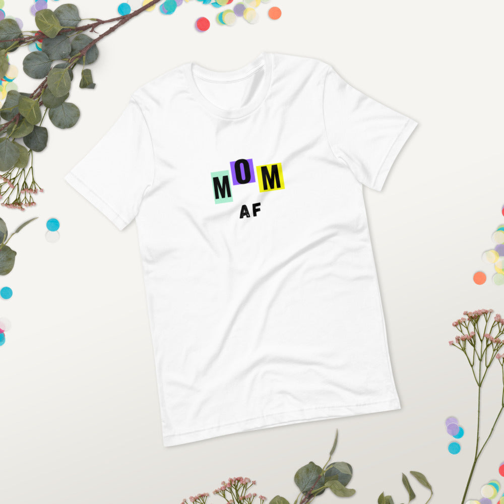 Mom-AF-unisex-staple-t-shirt-white
